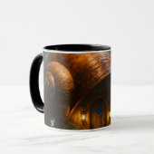 Wizard snail shell cottage fantasy black combo tasse (Vorderseite Links)