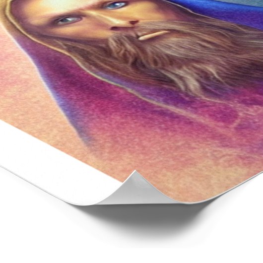 Wizard Spooky Eyes Poster (Ecke)