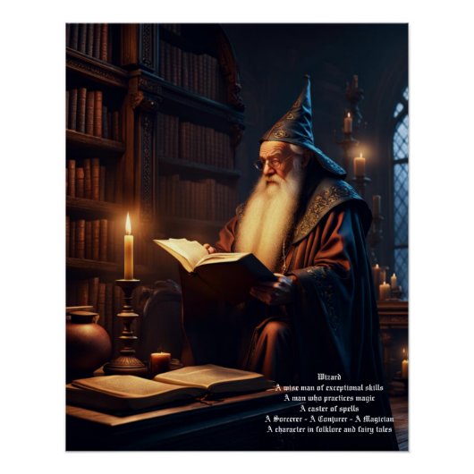 Wizard Study Poster (Vorderseite)