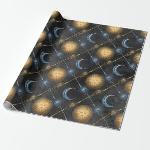 Wizard Sun und Moon Geschenkpapier