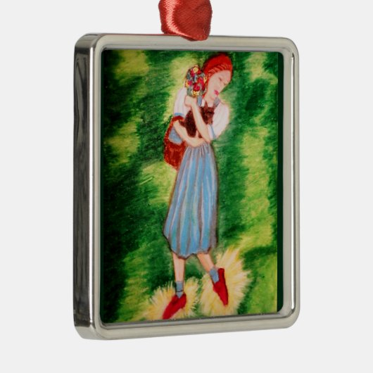 WIZARD VON OZ MAGIC SHOES ORNAMENT AUS METALL (Rechts)