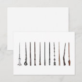 Wizard Wands  Dankeskarte (Vorne/Hinten)