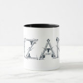 Wizard Weapon Collage Tasse (Zentrum)