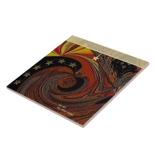 "Wizardry" Keramik Foto Tile Fliese (Seite)