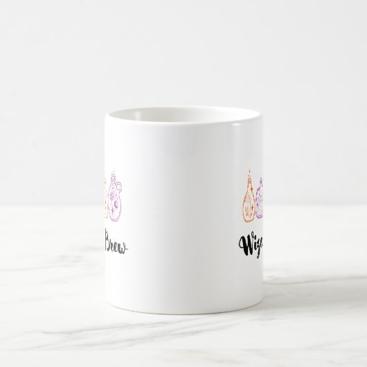 Wizard's Brew Funny Customizable Kaffeetasse (Mittel)