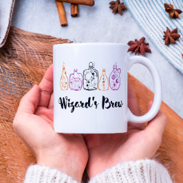 Wizard's Brew Funny Customizable Kaffeetasse