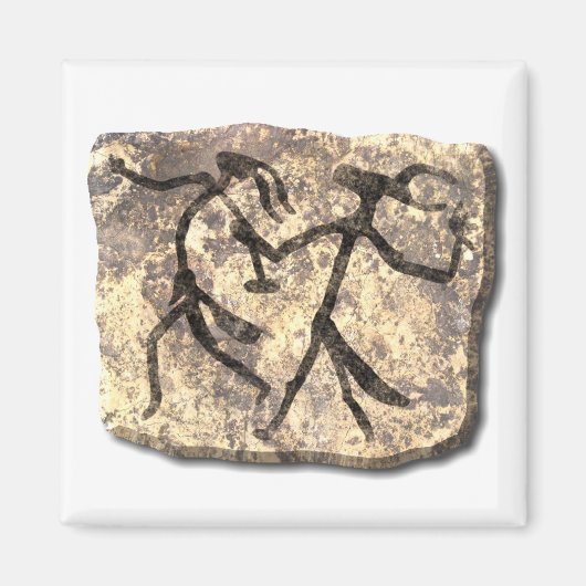 Wizards Dance Stone Magnet (Vorne)