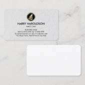 Wizards Hat Icon Magician Business Card Visitenkarte (Vorne/Hinten)