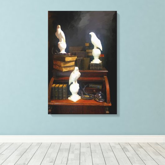 Wizards Library Leinwanddruck (Insitu (Holzboden))