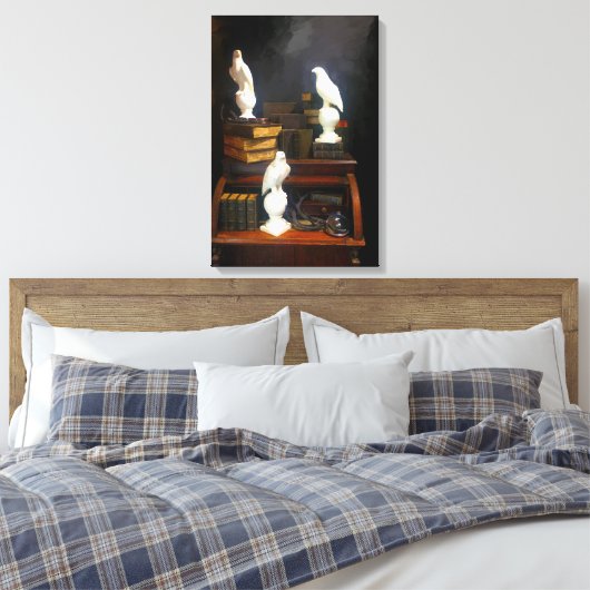 Wizards Library Leinwanddruck (Insitu (Schlafzimmer))