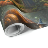 Wizards moonlight, pumpkin harvest ultra long luxu geschenkpapier (Rolleneckpunkt)
