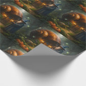 Wizards moonlight, pumpkin harvest ultra long luxu geschenkpapier (Ecke)