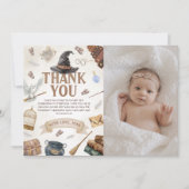 Wizards Photo Thank You Card Einladung (Vorderseite)