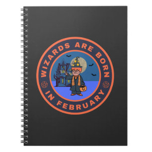 Wizards sind im Februar geboren Notizblock