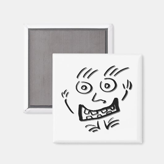 Wizzy DoodleNut by Cussdum Designs Magnet (Vorderseite/Rückseite)