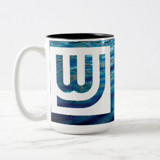 WJ Reise Wtr Blau-Tasse Zweifarbige Tasse