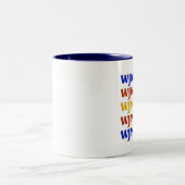 WJM Nachrichten-Tasse Zweifarbige Tasse (Mittel)