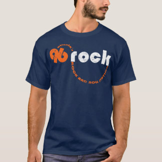 WKLS 96 Rock Atlanta gebogenes Text-T-Shirt T-Shirt