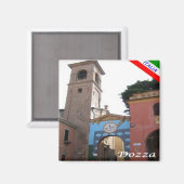 WKM005 DOZZA, Emilia Romagna, Italien, Kühlschrank Magnet (Vorderseite/Rückseite)