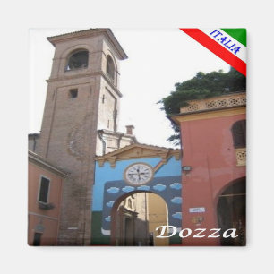 WKM005 DOZZA, Emilia Romagna, Italien, Kühlschrank Magnet