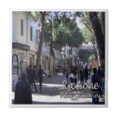 WKM018 Riccione, Viale Ceccarini, Italien, Fliese (Vorderseite)