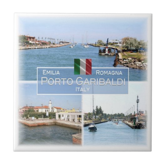 WKM040 PORTO GARIBALDI, Italien, Fliese (Vorderseite)