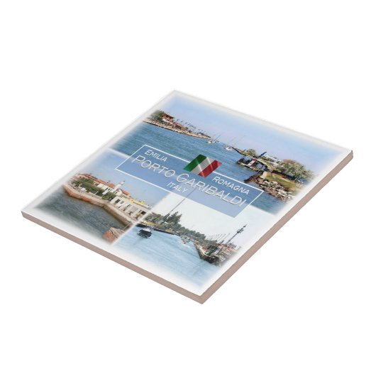 WKM040 PORTO GARIBALDI, Italien, Fliese (Seite)