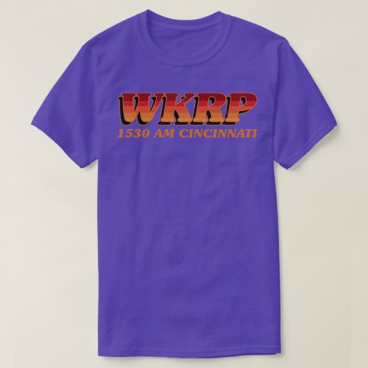 WKRP 1530 CINCINNATI T-Shirt (Design vorne)
