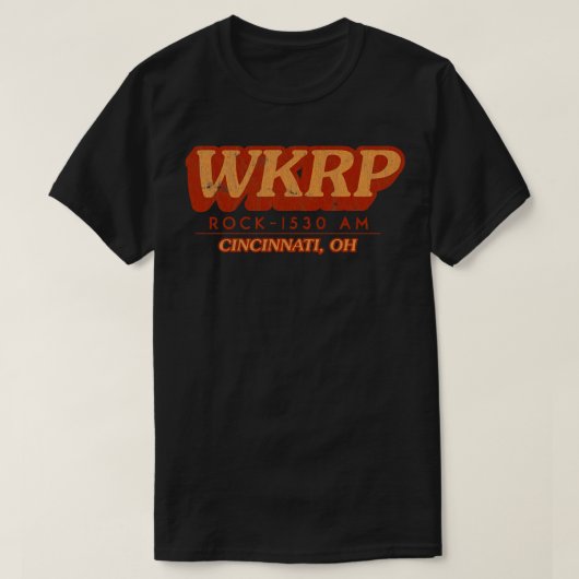 WKRP Cincinnati T-Shirt (Design vorne)