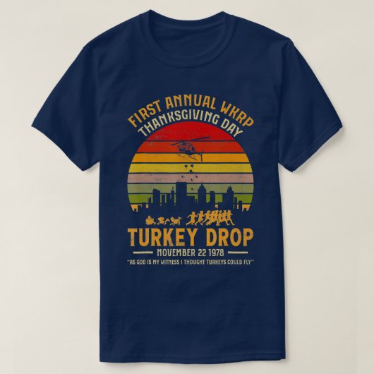 WKRP Erntedank Türkei fallen Gott ist mein Zeuge T T-Shirt (Design vorne)