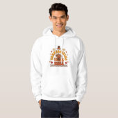 WKRP Truthahn-Abwurf-Design Hoodie (Vorne ganz)