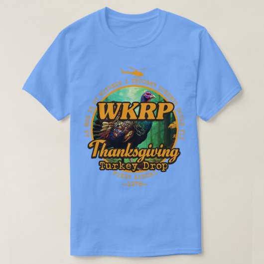 WKRP Türkei Drop 1978 T-Shirt (Design vorne)