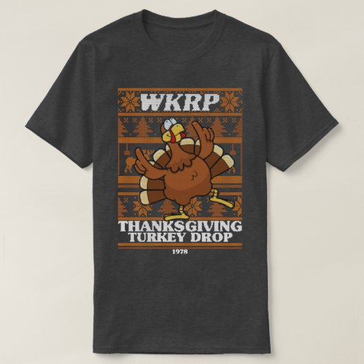 Wkrp Türkei Drop Ugly Sweater T-Shirt (Design vorne)