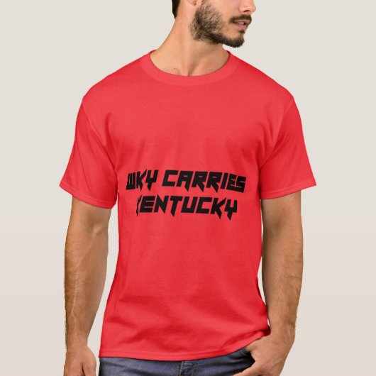 WKY trägt Kentucky T-Shirt (Vorderseite)