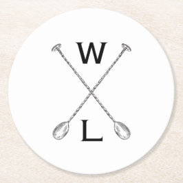 WL Drink Club Runder Pappuntersetzer