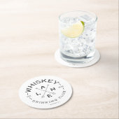 WL Drink Club Runder Pappuntersetzer (Vor Ort)