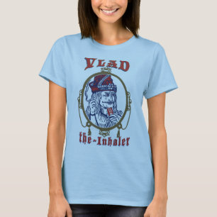 Wlad der Inhalator Weed Vampir Humor T-Shirt