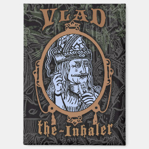 Wlad der Inhalierer Unkraut Vampir Humor Magnet
