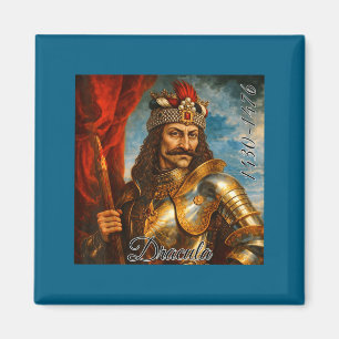 Wlad der Pfähler Mittelalterliches Porträt Dracula Magnet