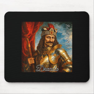 Wlad der Pfähler Mittelalterliches Porträt Dracula Mousepad