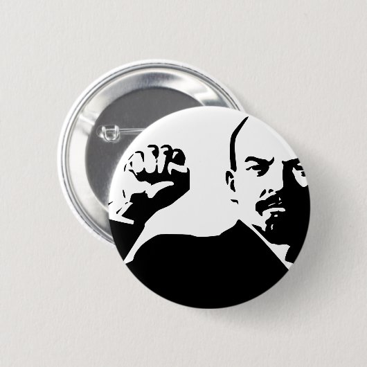 Wladimir Lenin Button (Vorne & Hinten)