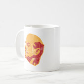 Wladimir Lenin cccp Porträt Kaffeetasse (Vorderseite Links)