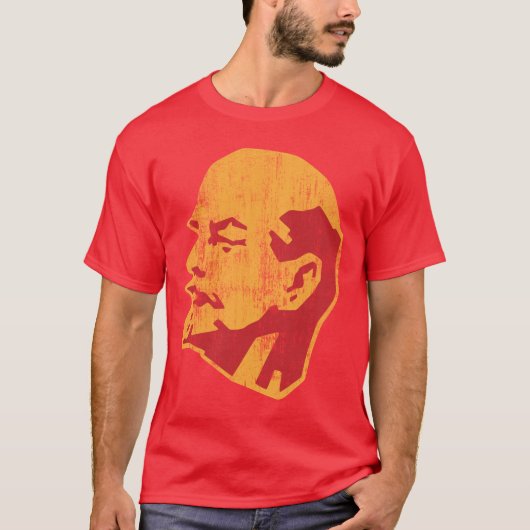 Wladimir Lenin cccp Porträt T-Shirt (Vorderseite)