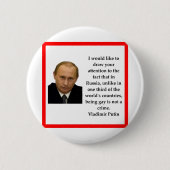 Wladimir Putin Button (Vorderseite)