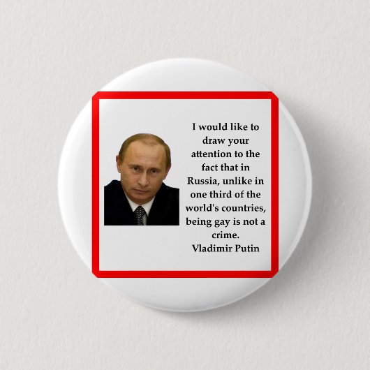 Wladimir Putin Button (Vorderseite)