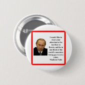 Wladimir Putin Button (Vorne & Hinten)
