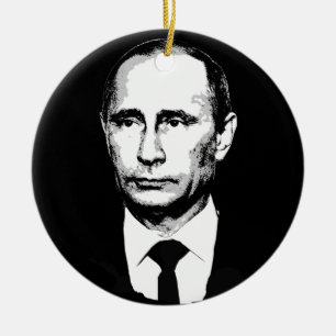 Wladimir Putin Gesicht Keramik Ornament