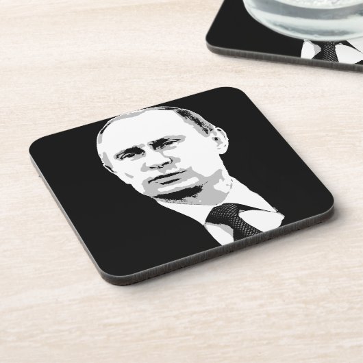 Wladimir Putin Getränkeuntersetzer (Linke Seite)