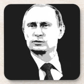 Wladimir Putin Getränkeuntersetzer (Vorderseite)