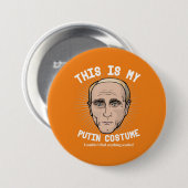 Wladimir Putin Halloween Kostüm - ich könnte nicht Button (Vorne & Hinten)